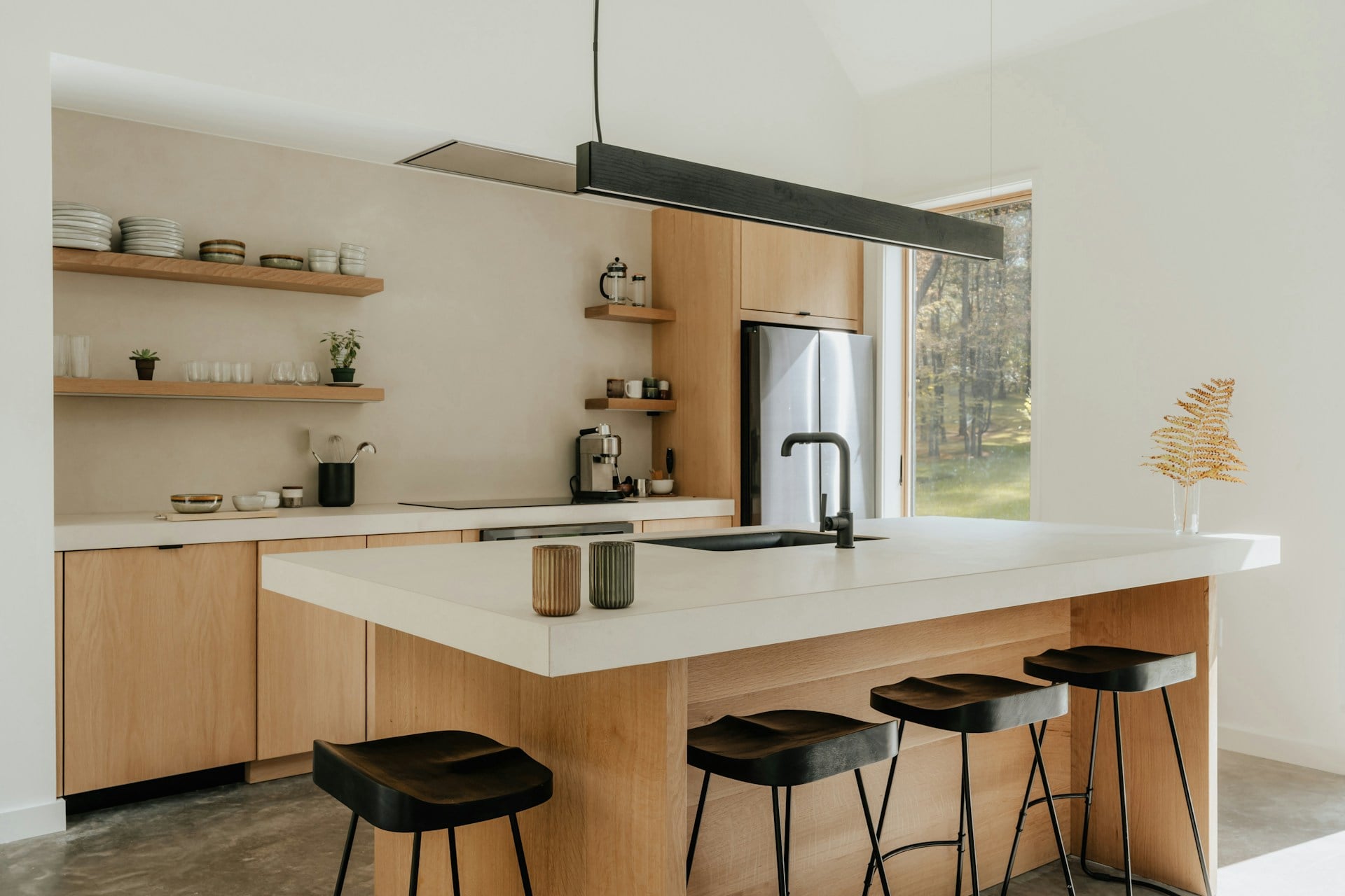 bright kitchen